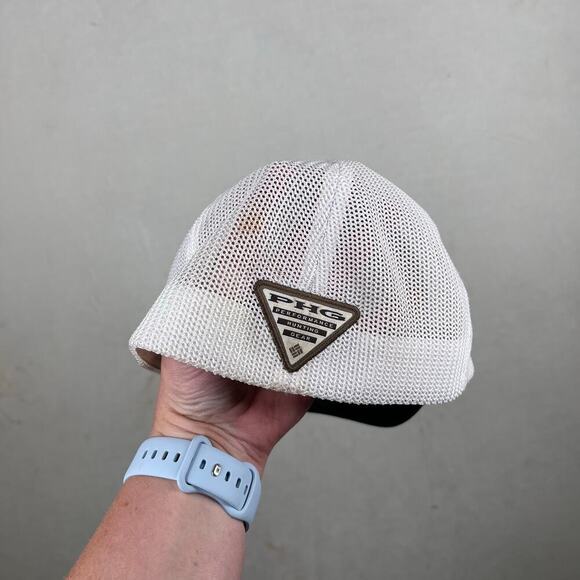 Columbia PHG Mesh Hat Hunting Deer Flag L/XL Flex Fit With White Mesh - Picture 4 of 7